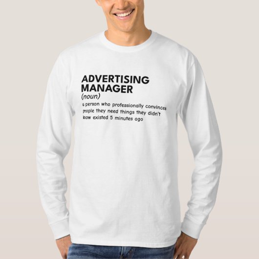 Unglaublich witzig Marketing-Manager T-Shirt (Vorderseite)