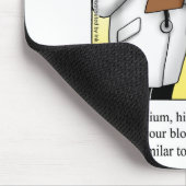 Unglaublich witzig medizinischer Spaß Maus-Pad Mousepad (Ecke)