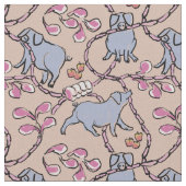 Unglaublich witzig Muster 1 Chinesisches Schweinej Stoff (Nahaufnahme)