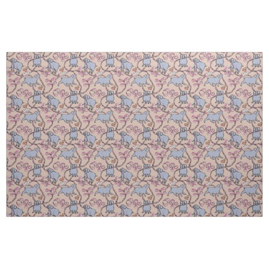 Unglaublich witzig Muster 1 Chinesisches Schweinej Stoff (Fat Quarter (45,7 x 55,9 cm))