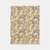 Unglaublich witzig Muster Chinesische Schweinegrip Fleecedecke (Vorderseite)