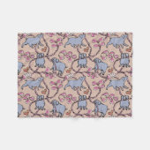 Unglaublich witzig Muster Chinesischer Schweinefle Fleecedecke (Vorderseite (Horizontal))