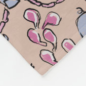 Unglaublich witzig Muster Chinesischer Schweinefle Fleecedecke (Ecke)