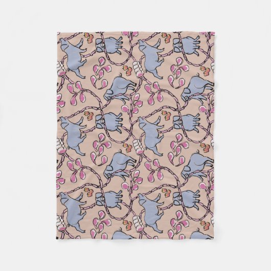 Unglaublich witzig Muster Chinesischer Schweinefle Fleecedecke (Vorderseite)