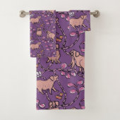 Unglaublich witzig Muster Chinesisches Schweinejah Badhandtuch Set (Insitu)