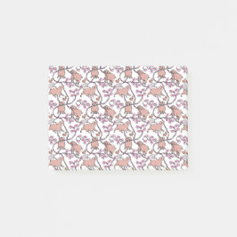 Unglaublich witzig Muster Chinesisches Schweinejah Post-it Klebezettel