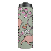 Unglaublich witzig Muster Chinesisches Schweinejah Thermosbecher (Vorderseite)