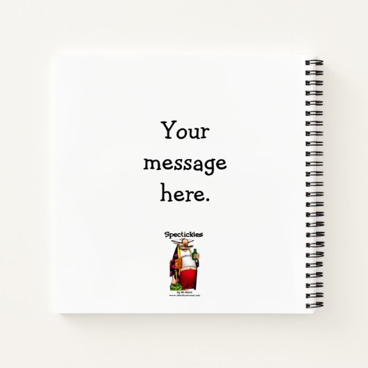 Unglaublich witzig National Boss's Day Spiral Note Notizblock (Rückseite)