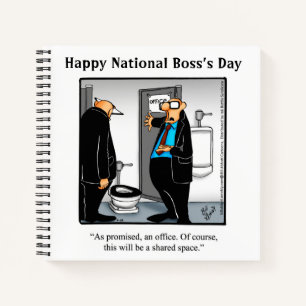 Unglaublich witzig National Boss's Day Spiral Note Notizblock