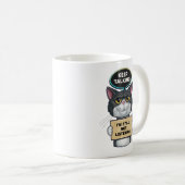 Unglaublich witzig Niedliche Tuxedo Kitty Cat Kaffeetasse (VorderseiteRechts)