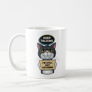 Unglaublich witzig Niedliche Tuxedo Kitty Cat Kaffeetasse