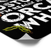 Unglaublich witzig-Orca-Halloween-Kostüm Poster (Ecke)