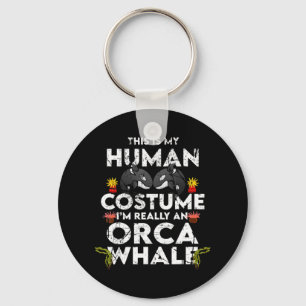 Unglaublich witzig-Orca-Halloween-Kostüm Schlüsselanhänger