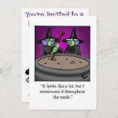 Unglaublich witzig Party Einladung Halloween Spaß (Vorne/Hinten)