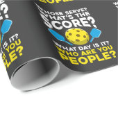 Unglaublich witzig Pickleball Zitat Humorische Spo Geschenkpapier (Rolleneckpunkt)