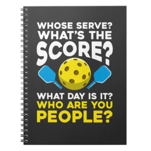 Unglaublich witzig Pickleball Zitat Humorische Spo Notizblock