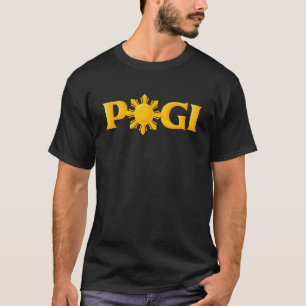 Unglaublich witzig Pogi-Anweisung Philippines Sun T-Shirt