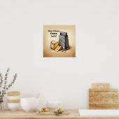 Unglaublich witzig politische Käsesorte Poster (Küche)