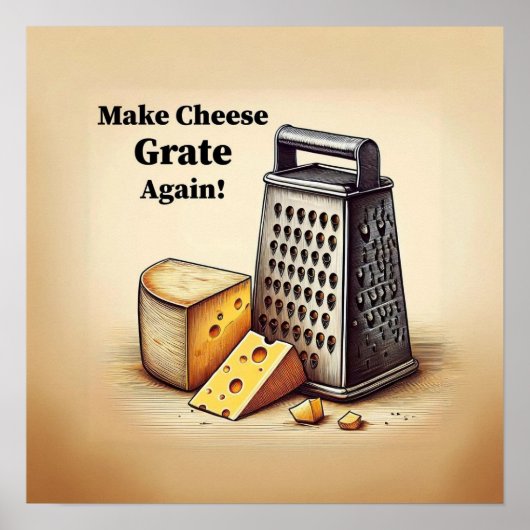 Unglaublich witzig politische Käsesorte Poster (Vorne)