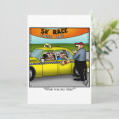 Unglaublich witzig Post Race-Party Einladungen (Stehend Vorderseite)