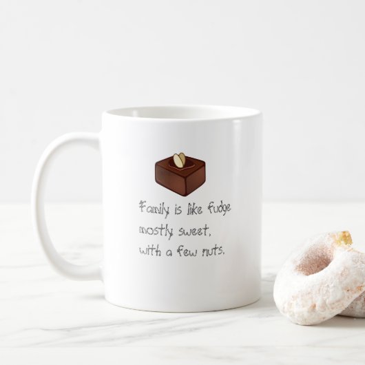 Unglaublich witzig Redewendungen Funny Coffee Tass Kaffeetasse (Mit Donut)