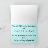 Unglaublich witzig Rentenkarte - von der Gang! Karte (Innenseite)