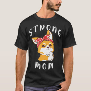 Unglaublich witzig Rosie Riveter Amp Corgi Dog Mam T-Shirt