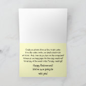 Unglaublich witzig Ruhestands-Karte--Von der Karte (Innenseite)