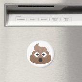 Unglaublich witzig schockierte Emoji-Kack Magnet (In Situ (Geschirrspüler))