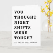 Unglaublich witzig Schwangerschaftsankündigung ein Karte (Gelbe Blume)