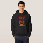 Unglaublich witzig Schweißkostenvoranschlag Retro Hoodie (Vorne ganz)