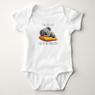 Unglaublich witzig sehr faule Koala Baby Strampler