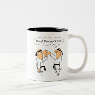 Unglaublich witzig Spaß für Kampfkunst Kaffeepause Zweifarbige Tasse