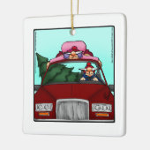 Unglaublich witzig Spaß Keramikornament (Links)