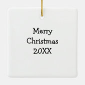 Unglaublich witzig Spaß Keramikornament (Rückseite)