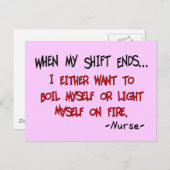 Unglaublich witzig Sprichworte Postkarte (Vorne/Hinten)