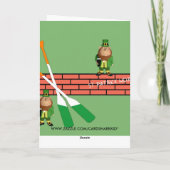 Unglaublich witzig St Patrick Tag Karte (Rückseite)