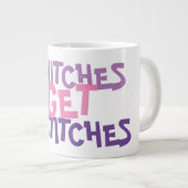 Unglaublich witzig Stiche erhalten Stitches Meme Jumbo-Tasse (Vorderseite Rechts)