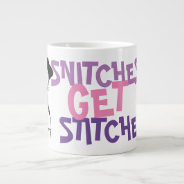 Unglaublich witzig Stiche erhalten Stitches Meme Jumbo-Tasse