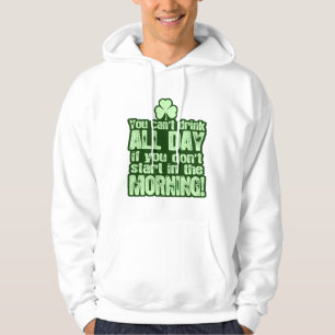 Unglaublich witzig Tagestrinken St. Patricks Hoodie