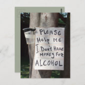 Unglaublich witzig Text Postkarte (Vorne/Hinten)