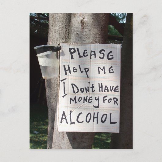 Unglaublich witzig Text Postkarte (Vorderseite)