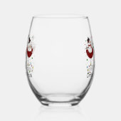 Unglaublich witzig "Trinken, trinken, Betrunken" S Weinglas Ohne Stiel (Rechts)