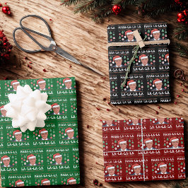 Unglaublich witzig Trump Maga La La La Ugly Geschenkpapier Set