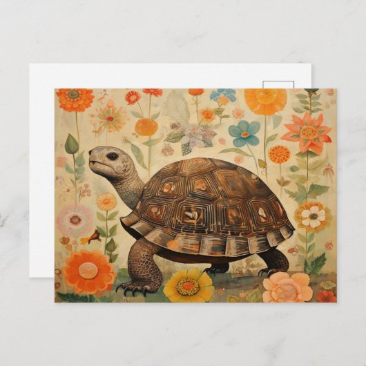 Unglaublich witzig Turtle Postkarte (Vorne/Hinten)