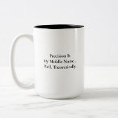 Unglaublich witzig und sonderbare Ingenieure Zweifarbige Tasse (Links)