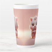 Unglaublich witzig Valentinspiel 3D-Aussehen vorne Milchtasse (Vorderseite)