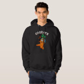 Unglaublich witzig Veggie Gemüsemüll Karate Carr Hoodie (Vorne ganz)