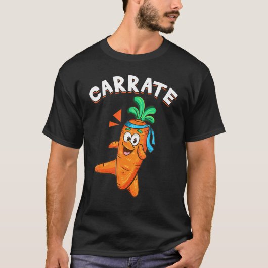Unglaublich witzig Veggie Gemüsemüll Karate Carr T-Shirt (Vorderseite)