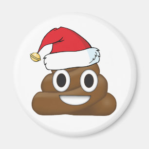 Unglaublich witzig Weihnachten kacken Emoji Magnet
